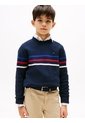 Saco Azul Tejido De Rayas Texturizadas Tommy Hilfiger de Tommy Hilfiger