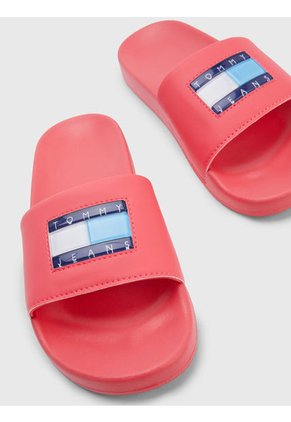 Sandalias De Piscina Acolchadas Tommy Hilfiger Mujer Rosa Tommy Hilfiger