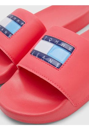 Sandalias De Piscina Acolchadas Tommy Hilfiger Mujer Rosa Tommy Hilfiger