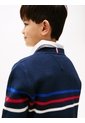Saco Azul Tejido De Rayas Texturizadas Tommy Hilfiger de Tommy Hilfiger