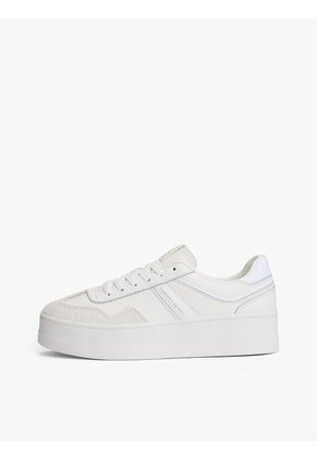 Tenis Blanco The Greenwich De Cuero Tommy Hilfiger