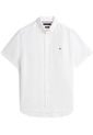 Camisa Blanca Manga Corta De Corte Regular Tommy Hilfiger de Tommy Hilfiger