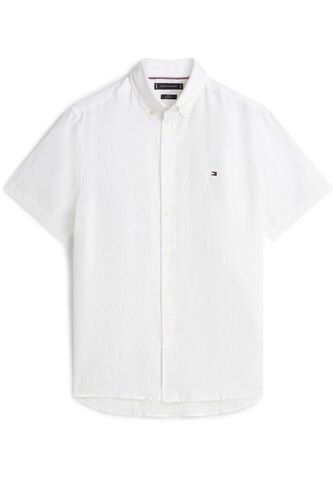 Camisa Blanca Manga Corta De Corte Regular Tommy Hilfiger Tommy Hilfiger