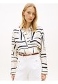 Camisa Blanca De Corte Regular Con Botones Dorados Tommy Hilfiger de Tommy Hilfiger