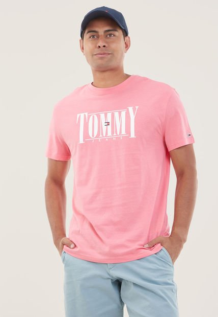 Camiseta Rosa-Blanco Tommy Jeans
