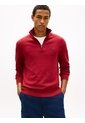 Saco Rojo Con Cuello Perkins Y Cremallera Tommy Hilfiger de Tommy Hilfiger