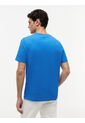 Camiseta Azul De Punto Con Logo Tommy Hilfiger de Tommy Hilfiger
