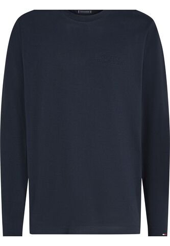 Camiseta Azul Manga Larga Con Logo Gráfico Tommy Hilfiger Tommy Hilfiger