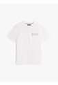 Camiseta Blanca De Cuello Redondo Con Logo Estampado Tommy Hilfiger de Tommy Hilfiger