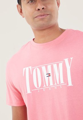 Camiseta Rosa-Blanco Tommy Jeans