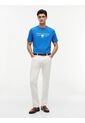 Camiseta Azul De Punto Con Logo Tommy Hilfiger de Tommy Hilfiger
