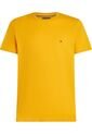 Camiseta Amarilla De Cuello Redondo Con Logo Bordado Tommy Hilfiger de Tommy Hilfiger