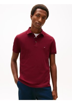 Polo Rojo De Corte Slim 1985 Tommy Hilfiger