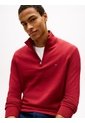 Saco Rojo Con Cuello Perkins Y Cremallera Tommy Hilfiger de Tommy Hilfiger