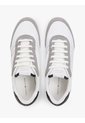 Tenis Blanco Con Mezcla De Texturizas Tommy Hilfiger de Tommy Hilfiger