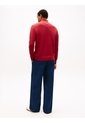Saco Rojo Con Cuello Perkins Y Cremallera Tommy Hilfiger de Tommy Hilfiger