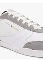 Tenis Blanco Con Mezcla De Texturizas Tommy Hilfiger de Tommy Hilfiger