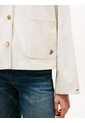 Chaqueta Beige Corta Amplia Que Repele El Agua Tommy Hilfiger de Tommy Hilfiger