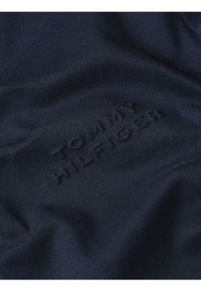 Camiseta Azul Manga Larga Con Logo Gráfico Tommy Hilfiger