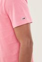 Camiseta Rosa-Blanco Tommy Jeans de Tommy Hilfiger