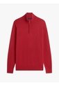 Saco Rojo Con Cuello Perkins Y Cremallera Tommy Hilfiger de Tommy Hilfiger