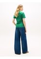 Camiseta Verde Slim Con Cuello En V Tommy Hilfiger de Tommy Hilfiger