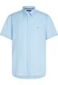 Camisa Celeste Flex Poplin Solid De Manga Corta Tommy Hilfiger de Tommy Hilfiger