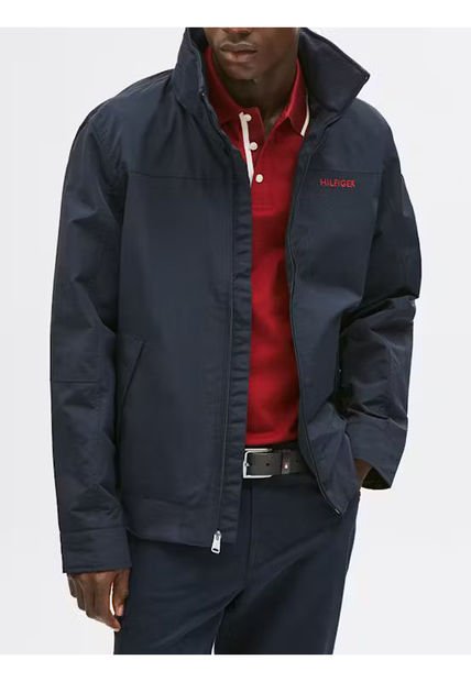 Chaqueta Azul Regatta Con Logo Tommy Hilfiger