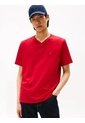 Camiseta Roja De Cuello En V Tommy Hilfiger de Tommy Hilfiger