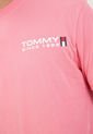 Camiseta Rosa-Blanco-Azul Tommy Jeans de Tommy Hilfiger