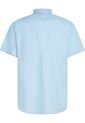 Camisa Celeste Flex Poplin Solid De Manga Corta Tommy Hilfiger de Tommy Hilfiger