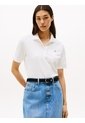 Polo Blanco 1985 De Corte Regular Con Logo Bordado Tommy Hilfiger de Tommy Hilfiger