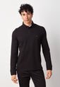 Polo Manga Larga TOMMY HILFIGER Negro de Tommy Hilfiger