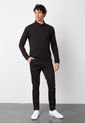 Polo Manga Larga TOMMY HILFIGER Negro de Tommy Hilfiger