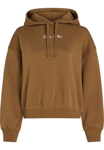 Buzo Beige Con Capota Y Logo Texturizado Tommy Hilfiger Tommy Hilfiger