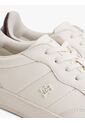Tenis Blanco Heritage De Cuero Brillante Tommy Hilfiger de Tommy Hilfiger