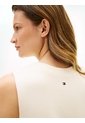 Chaleco Blanco De Punto Premium Con Cuello En V Tommy Hilfiger de Tommy Hilfiger