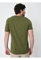 Camiseta Verde Essential En Cuello V Tommy Hilfiger de Tommy Hilfiger
