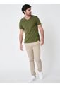 Camiseta Verde Essential En Cuello V Tommy Hilfiger de Tommy Hilfiger