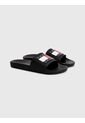 Sandalias Negro Con Parche Essential Tommy Hilfiger de Tommy Hilfiger