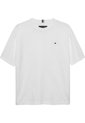 Camiseta Blanca Para Niño De Punto Con Logo Bordado Tommy Hilfiger de Tommy Hilfiger
