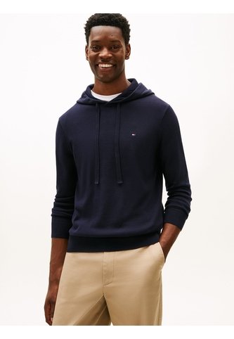 Buzo Azul Marino Con Capota, Cordón Y Logo Tommy Hilfiger Tommy Hilfiger
