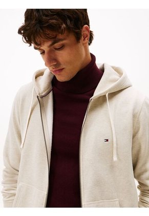 Buzo Gris De Felpa Con Capota Y Cremallera Tommy Hilfiger