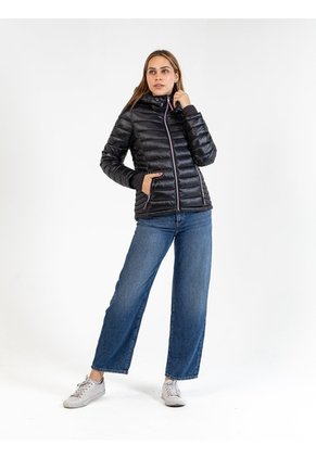 Chaqueta Negra Packable Ligera Tommy Hilfiger