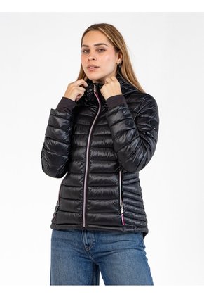 Chaqueta Negra Packable Ligera Tommy Hilfiger