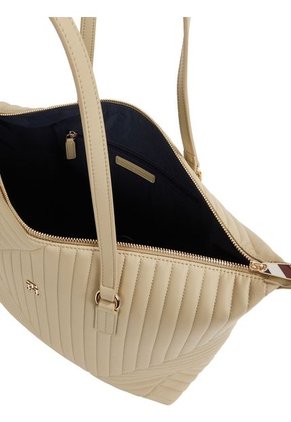 Bolso Beige Poppy Con Logo Metálico Tommy Hilfiger