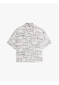 Camisa Blanca De Manga Corta Con Corte Amplio Tommy Hilfiger de Tommy Hilfiger