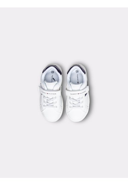 Tenis Blanco Tommy Hilfiger Con Velcro Tommy Hilfiger