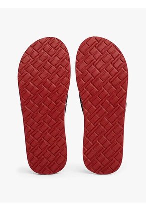 Sandalias Rojo Con Tiras De Tejido Trenzado Tommy Hilfiger