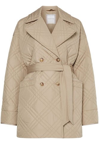 Gabán Beige Acolchado De Corte Amplio Para Mujer Tommy Hilfiger Tommy Hilfiger